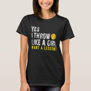 Softball For Girls Softball For Women T-Shirt