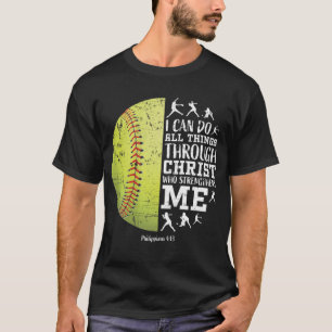 Softball For Women Gifts Softballs Teen Girls T-Shirt