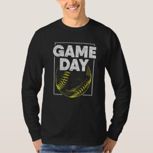 Softball Game Day Player Coach Team Men Women Kids T-Shirt