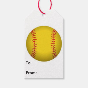 Softball Gift Tag