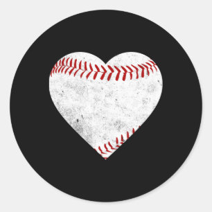 Softball Gift Tee Classic Round Sticker
