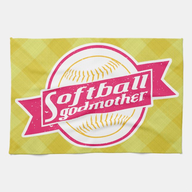 Softball Godmother Towel (Horizontal)