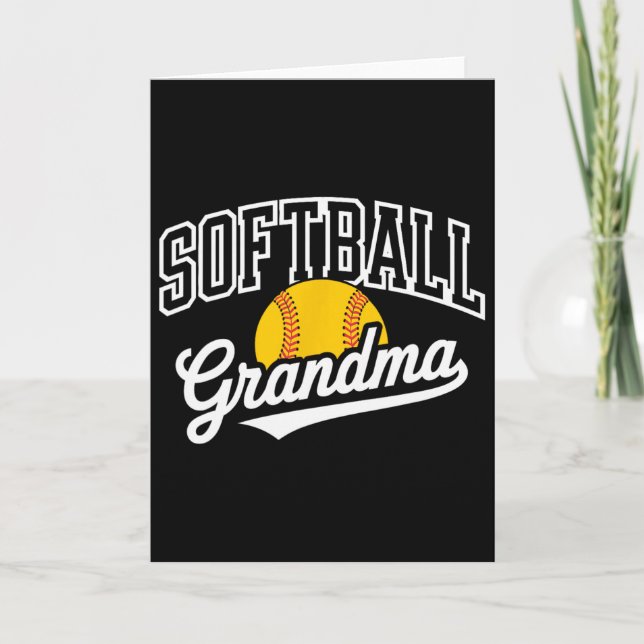 Softball Grandma _1  Card (Front)