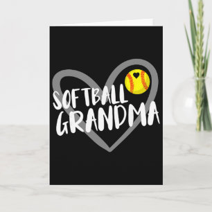 Softball Grandma _4  Card