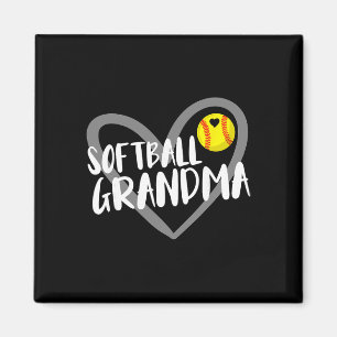 Softball Grandma _4  Magnet