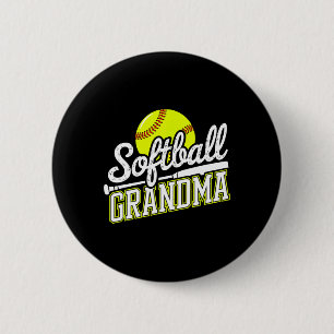 Softball Grandma _5 6 Cm Round Badge