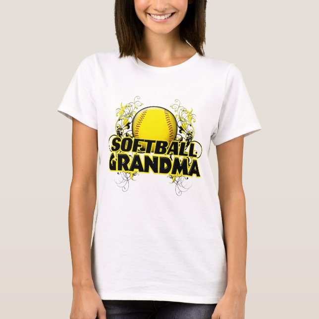 Softball Grandma (cross).png T-Shirt (Front)