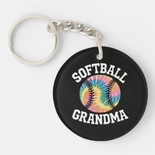 Softball Grandma Key Ring