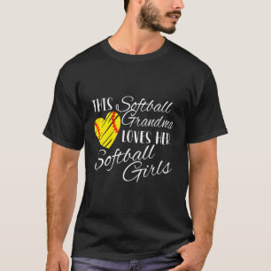 Softball Grandma Loves Her Softball T-Shirt