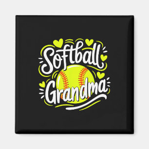 Softball Grandma  Magnet