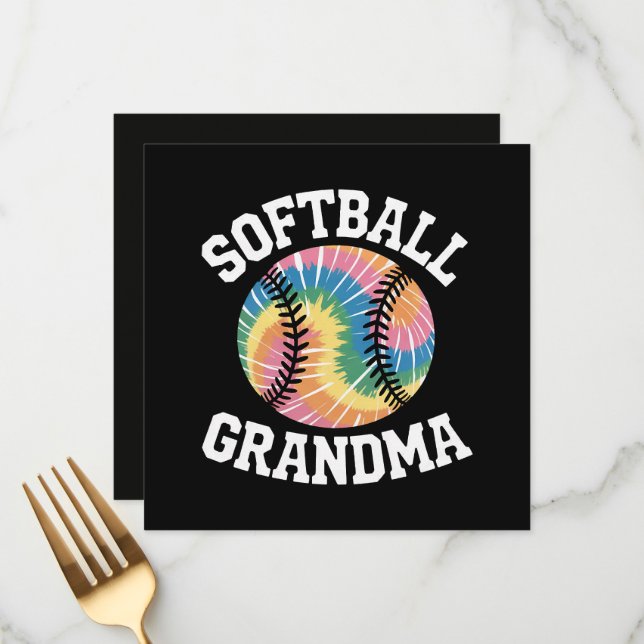 Softball Grandma Menu (Front/Back In Situ)