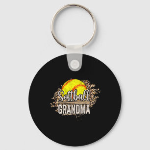 Softball Grandma Nana Mother's Day Cheering Boy Sp Key Ring