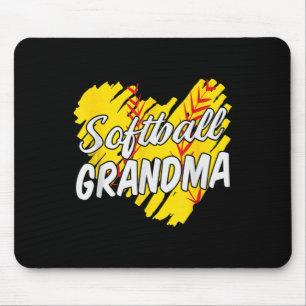 Softball Grandma, Softball Designs For Women Grand Mouse Mat