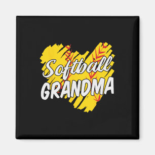 Softball Grandma Softball Designs For Women Grandp Magnet