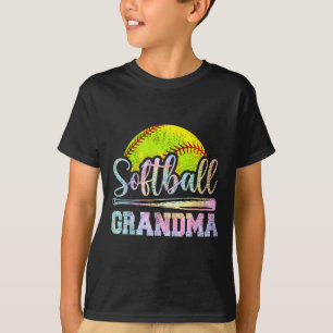 Softball Grandma Softball Player Game Day Mother T T-Shirt