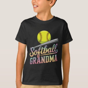 Softball Grandma Softball Player Game Day Mothers T-Shirt
