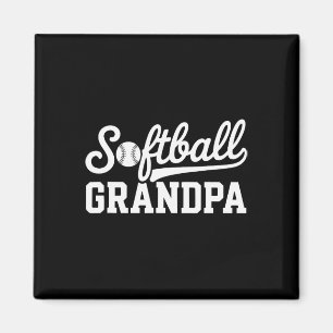 Softball Grandpa  Magnet