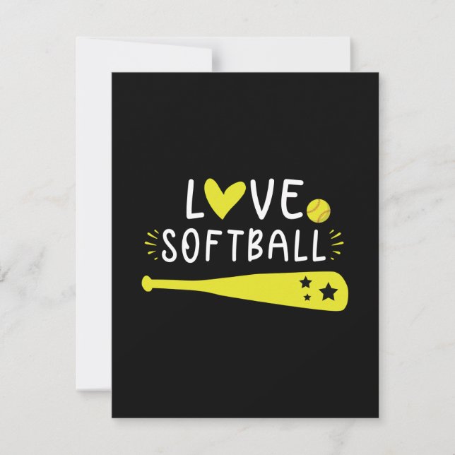 Softball Graphic Saying for Girls and Women (Front)