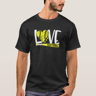 Softball Graphic Saying For Teen Girls And Women T-Shirt