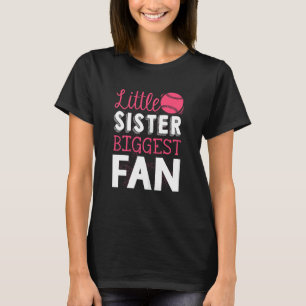 Softball Graphic Women Girls Softball Sister 1 T-Shirt