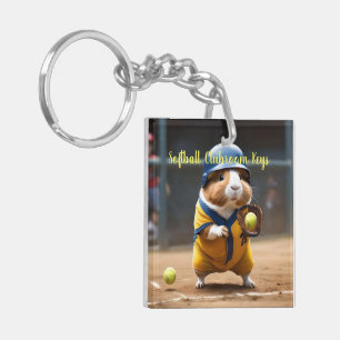 Softball Guinea Pig, Clubroom Keyring