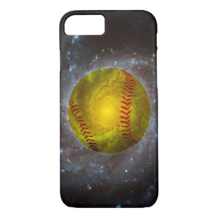 Softball in Space Unique Softball iPhone 7 Case