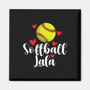 Softball Lala Of A Softball Player Lala Magnet