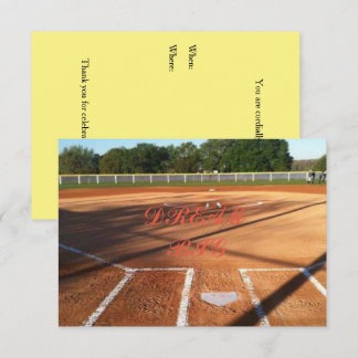 Softball life invitation