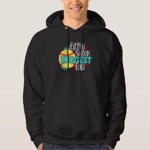 Softball-Little Sister Biggest Fan Hoodie