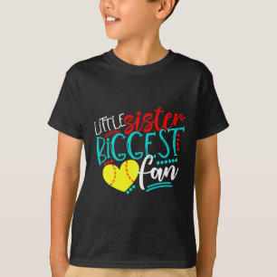 Softball-little Sister Biggest Fan T-Shirt