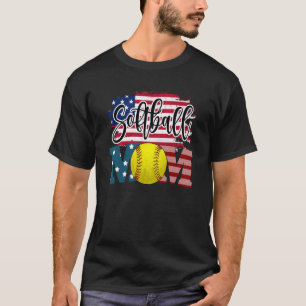 Softball Love Softball Life Mum High School Softba T-Shirt