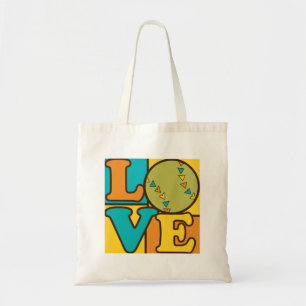 Softball Love Tote Bag
