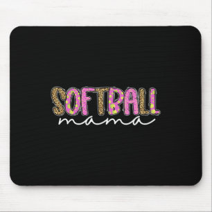 Softball Mama Mom Mother Girls Fastpitch Mouse Mat