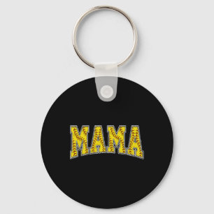 Softball Mama Softball Mom Mothers Day Women Proud Key Ring