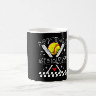 Softball Memaw Of A Softball Player Memaw _1 Coffee Mug