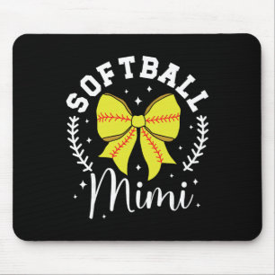 Softball Mimi Of A Softball Player Mimi Coquette Mouse Mat