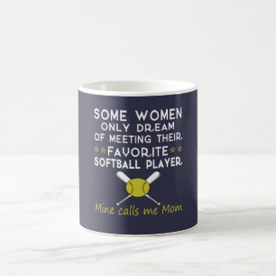 SOFTBALL MOM COFFEE MUG