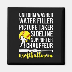 Softball Mom Definition Mom Of A Softball Player M Magnet
