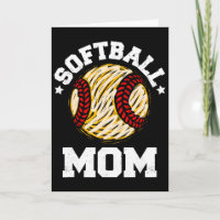 Softball Mom Distressed Vintage Funny Mom Game Day