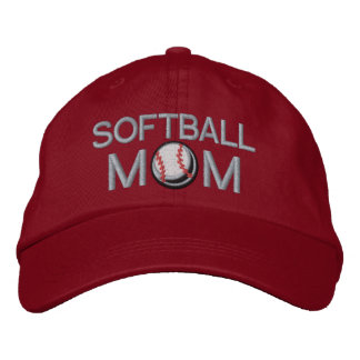 Softball Mom Embroidered Hat
