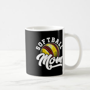 Softball Mom Softball Catcher Pitcher Mama Game Da Coffee Mug