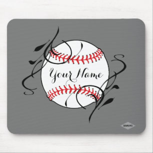 Softball Mousepad - HAMbyWG - Grey