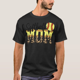 Softball Mum Best Mother's Day T-Shirt