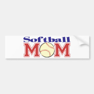 Softball Mum Bumper Sticker