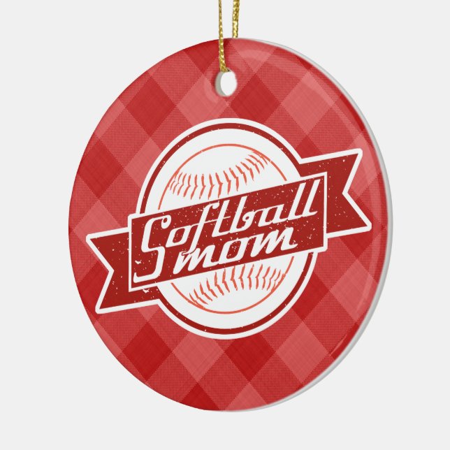 Softball Mum Decoration (Left)