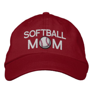 Softball Mum Embroidered Hat
