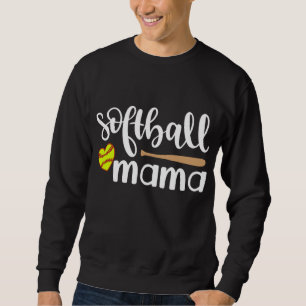 Softball Mum Gift Sports Mum Mother's Day Gift Sof Sweatshirt