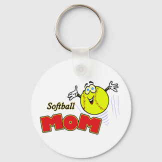 Softball Mum II Key Ring
