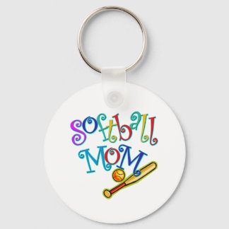 Softball Mum Key Ring