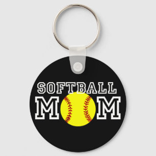 Softball Mum Key Ring